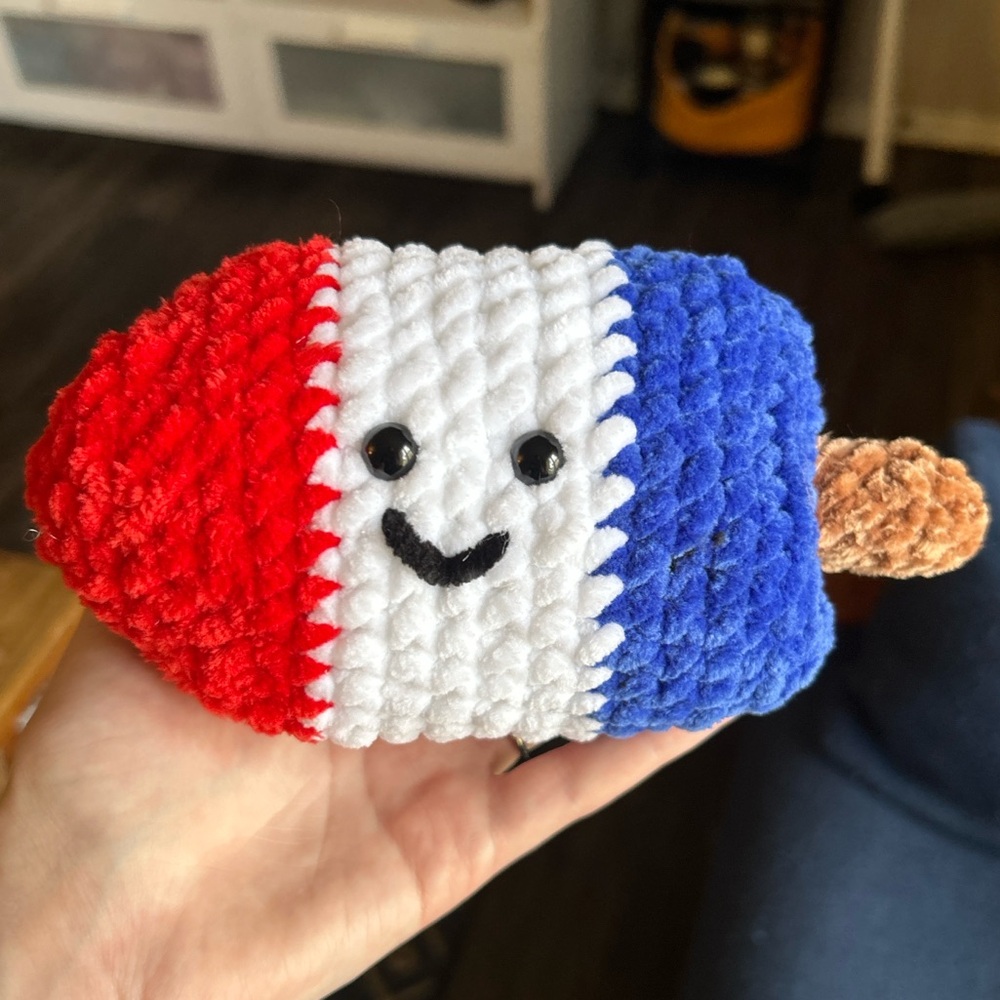 Crochet Firework Popsicle Amigurumi Plusg